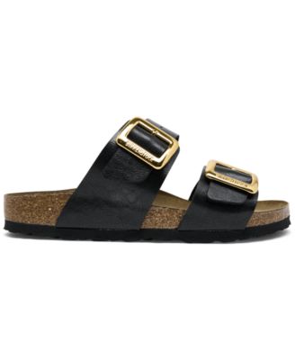 Women's Sydney Luxe Buckle Birko-Flor Sandals from Finish Line