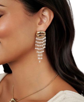 Mykonos Shell Dangle Earrings