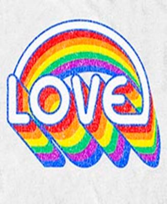 Men's Rainbow Love Short Sleeve T-Shirt