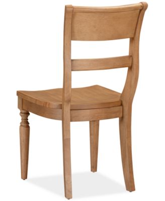 Willowmere Dining Chair with Wood Seat, Created for Macy's.