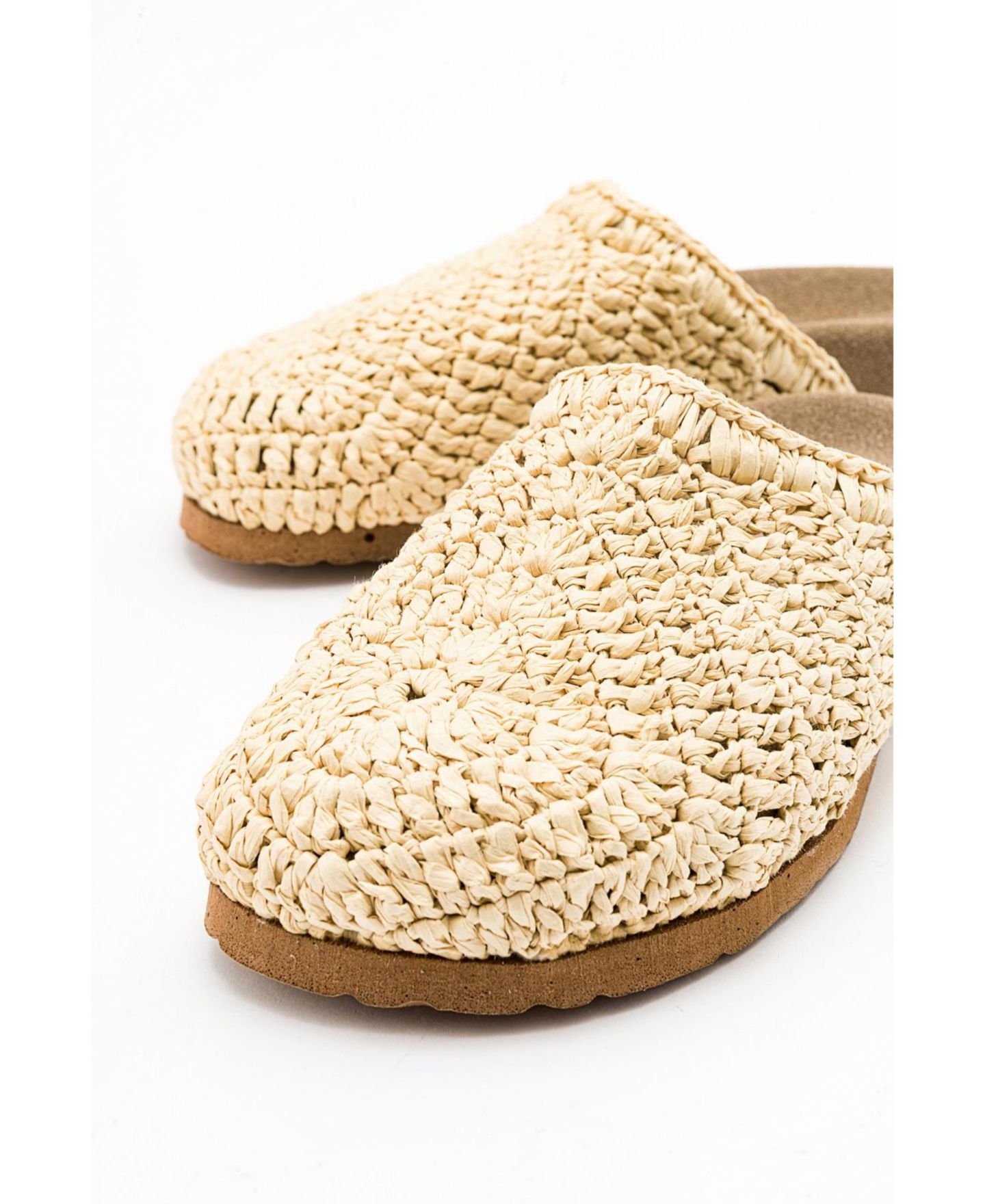 Женские сандалии Prologue Shoes Loop Woven Slide, цвет: Бежевая искусственная кожа, вариант 1 — фото 6