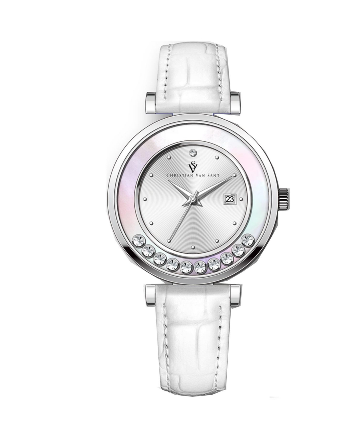 Women's Bria Silver Dial Watch - CV3811 - Silver
