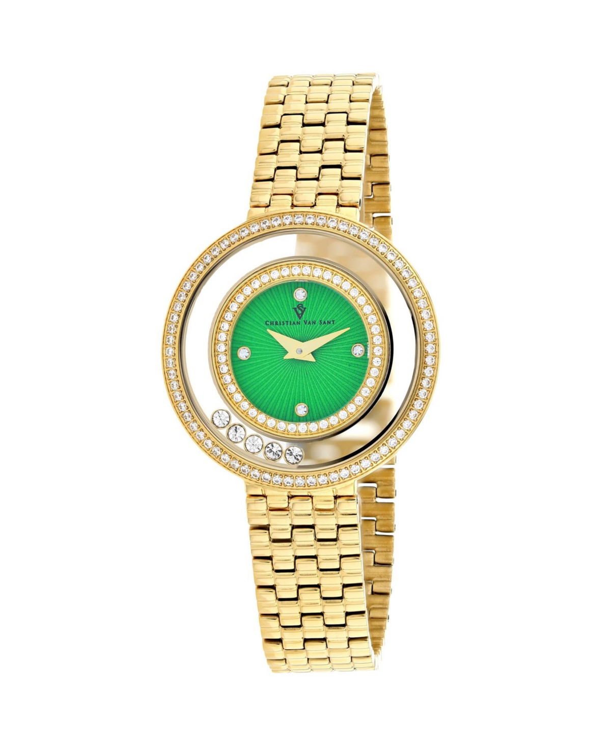 Women's Gracieuse Green Dial Watch - CV4834 - Green