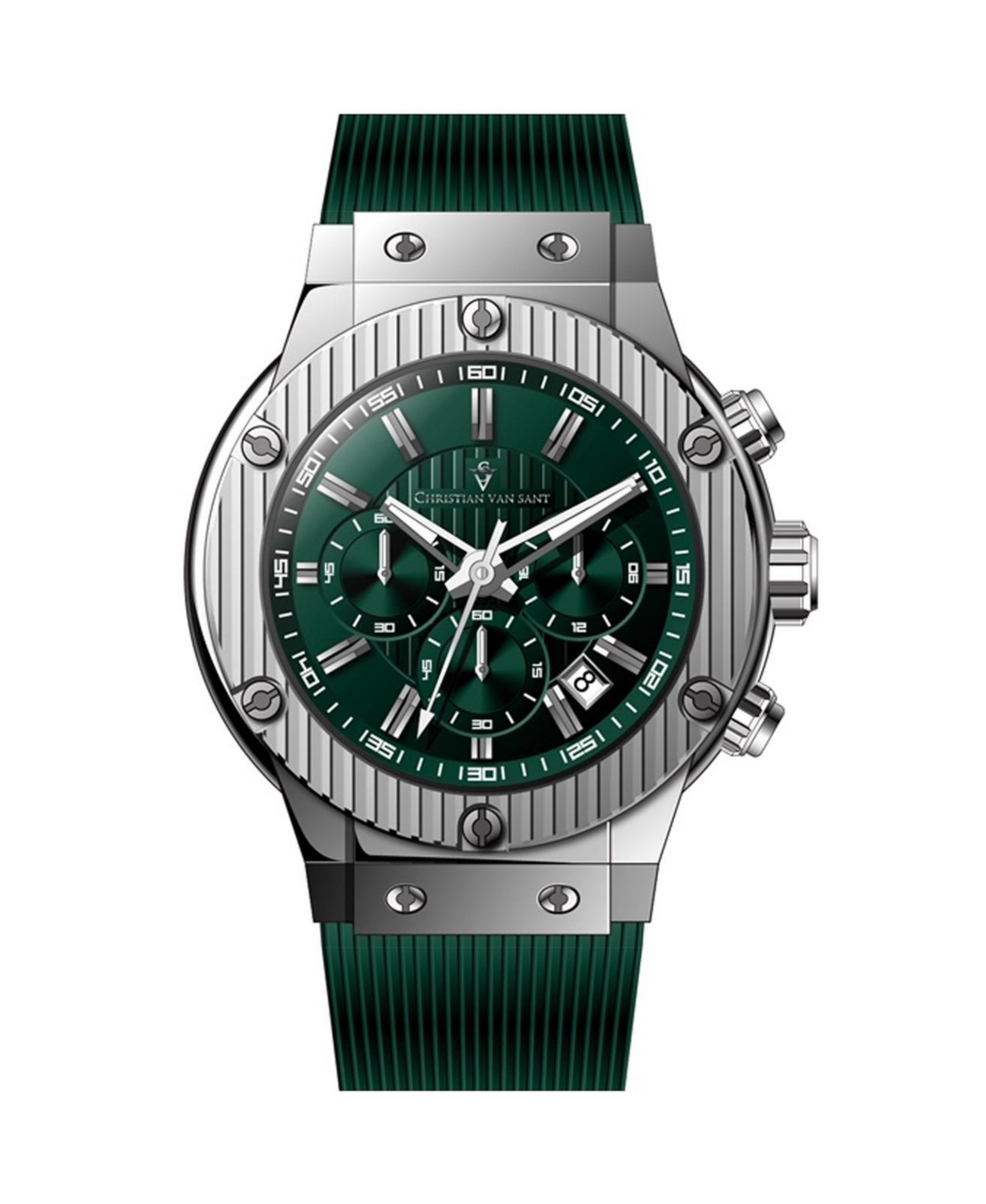 Men's Monarchy Green Dial Watch - CV8143 - Green