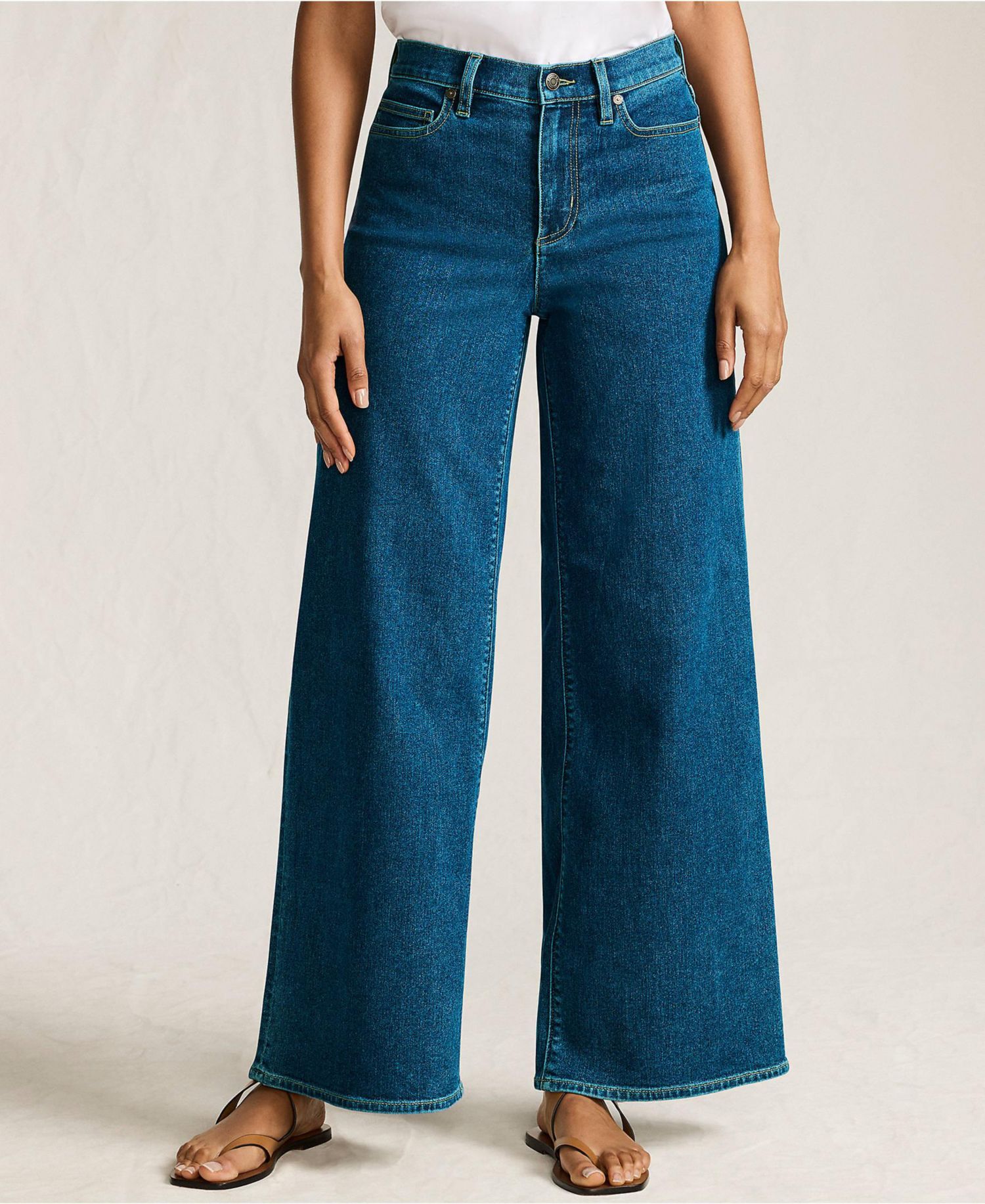 Petite Recover Denim High Rise Extra Wide Leg Jeans