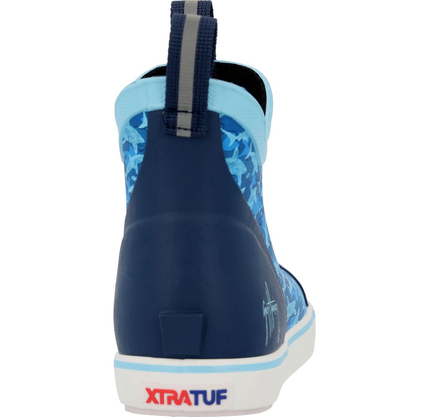 Ботинки XTRATUF Kids Ankle Deck Boot Guy Harvey для мальчиков, цвет: Синий камуфляжный — фото 6