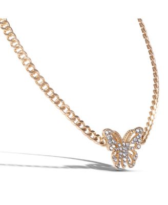 Butterfly Pendant Chain Necklace