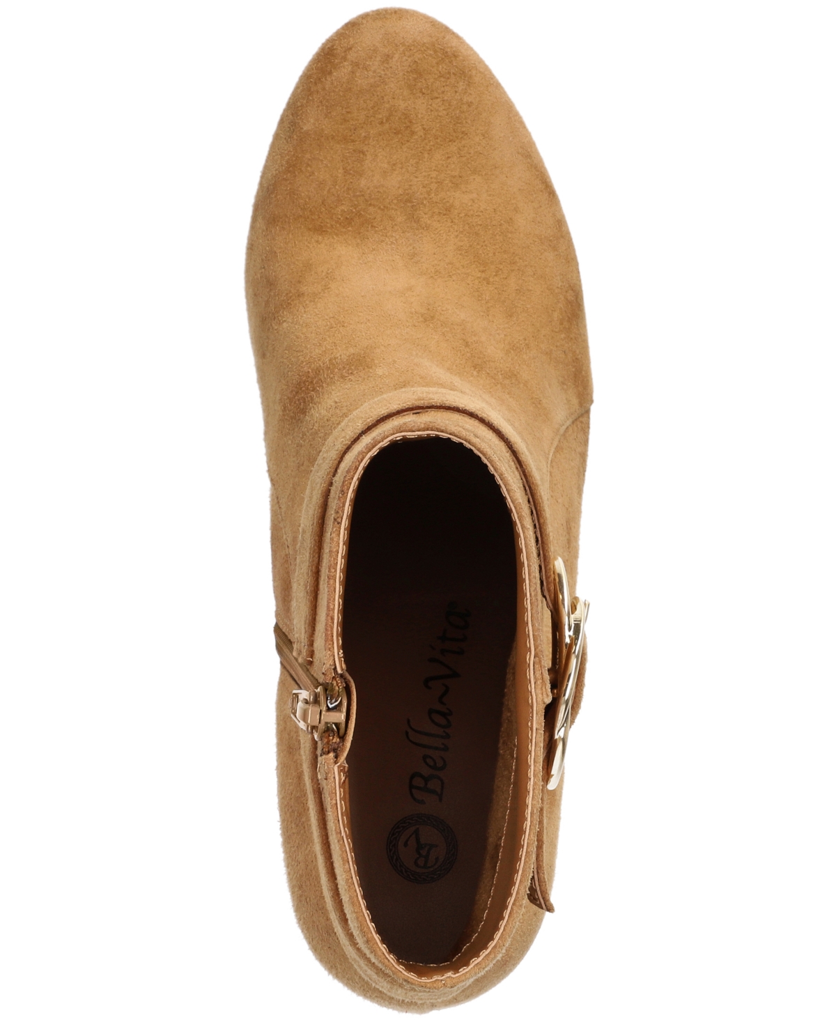 Bella Vita Women's Gamela Dress Block Heel Ankle Booties In Brown