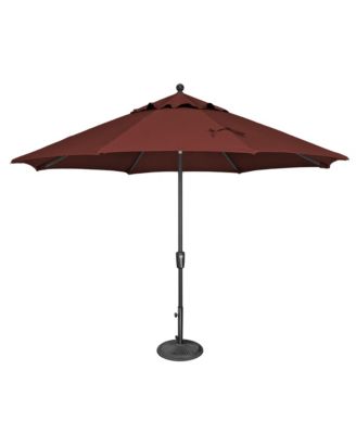 11FT Octagon Patio Umbrella with Push-Button Tilt, Frame