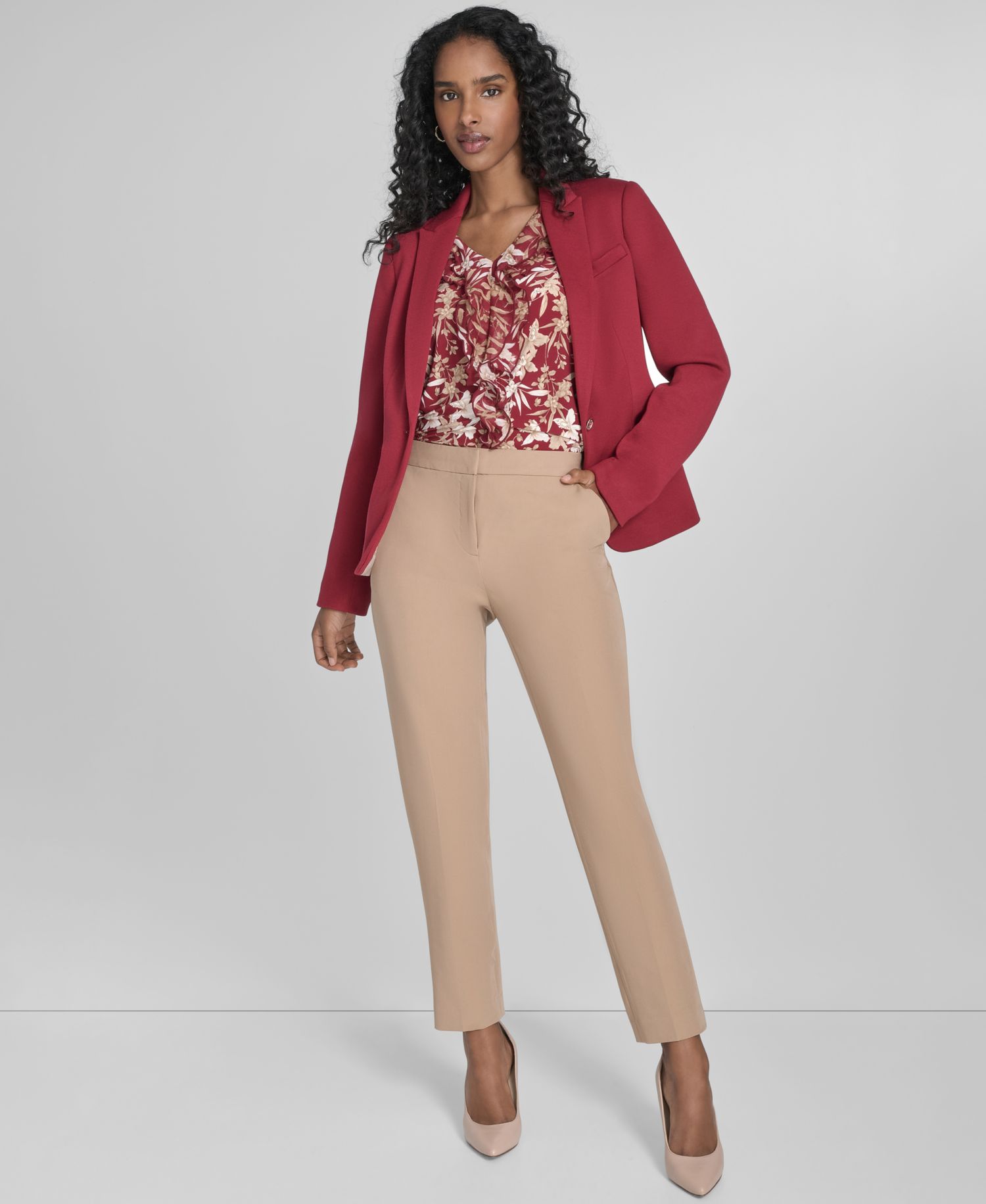 Women's One-Button Blazer