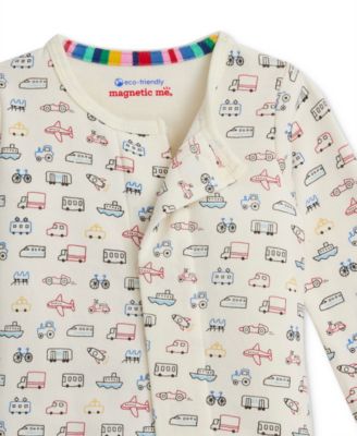 Baby Cotton Footed Coveralls, 2 Pack 