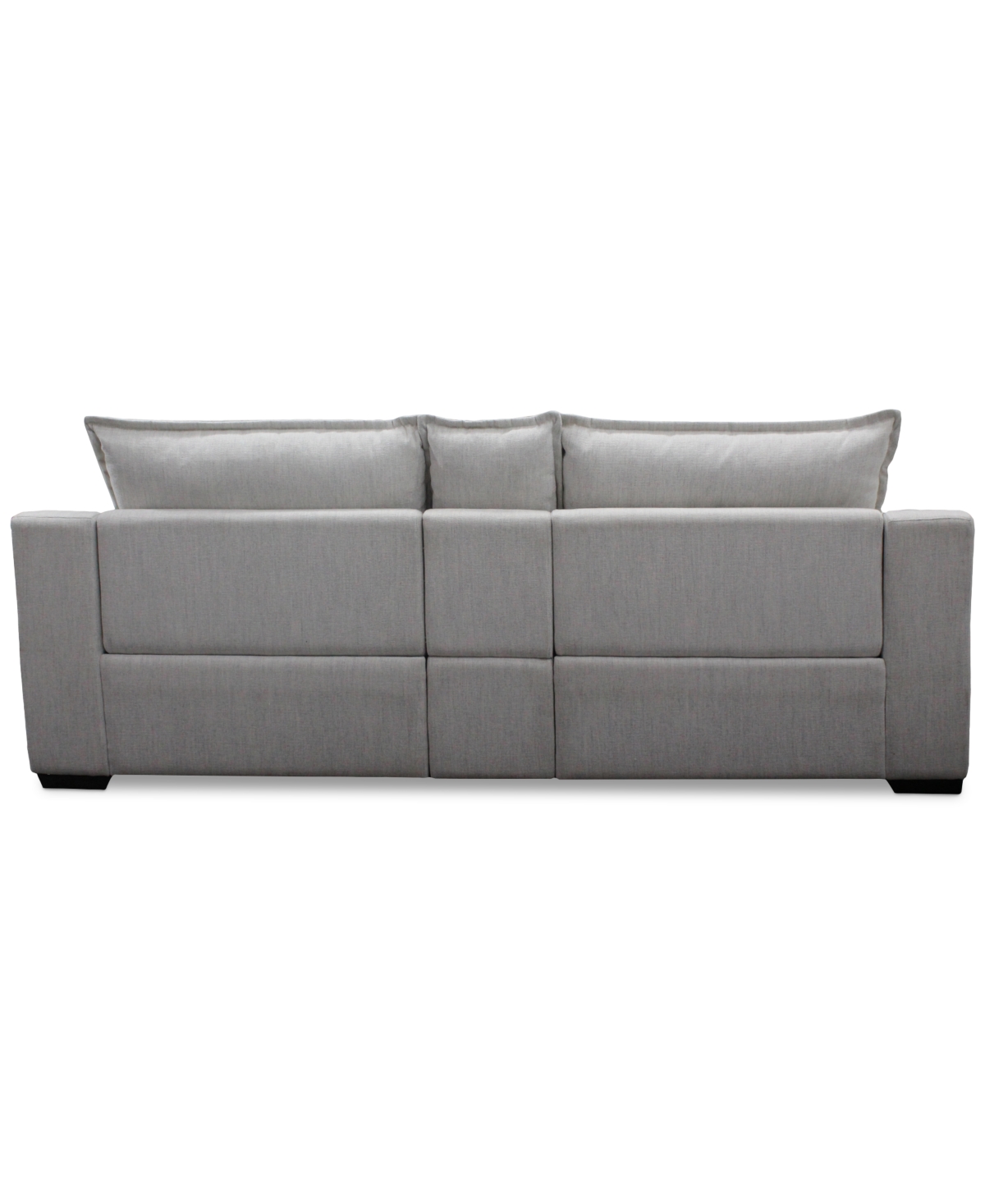 Macy's Borsi 3-pc. Sofa Sectional With 2 Power Recliners & 1 Console In Brown
