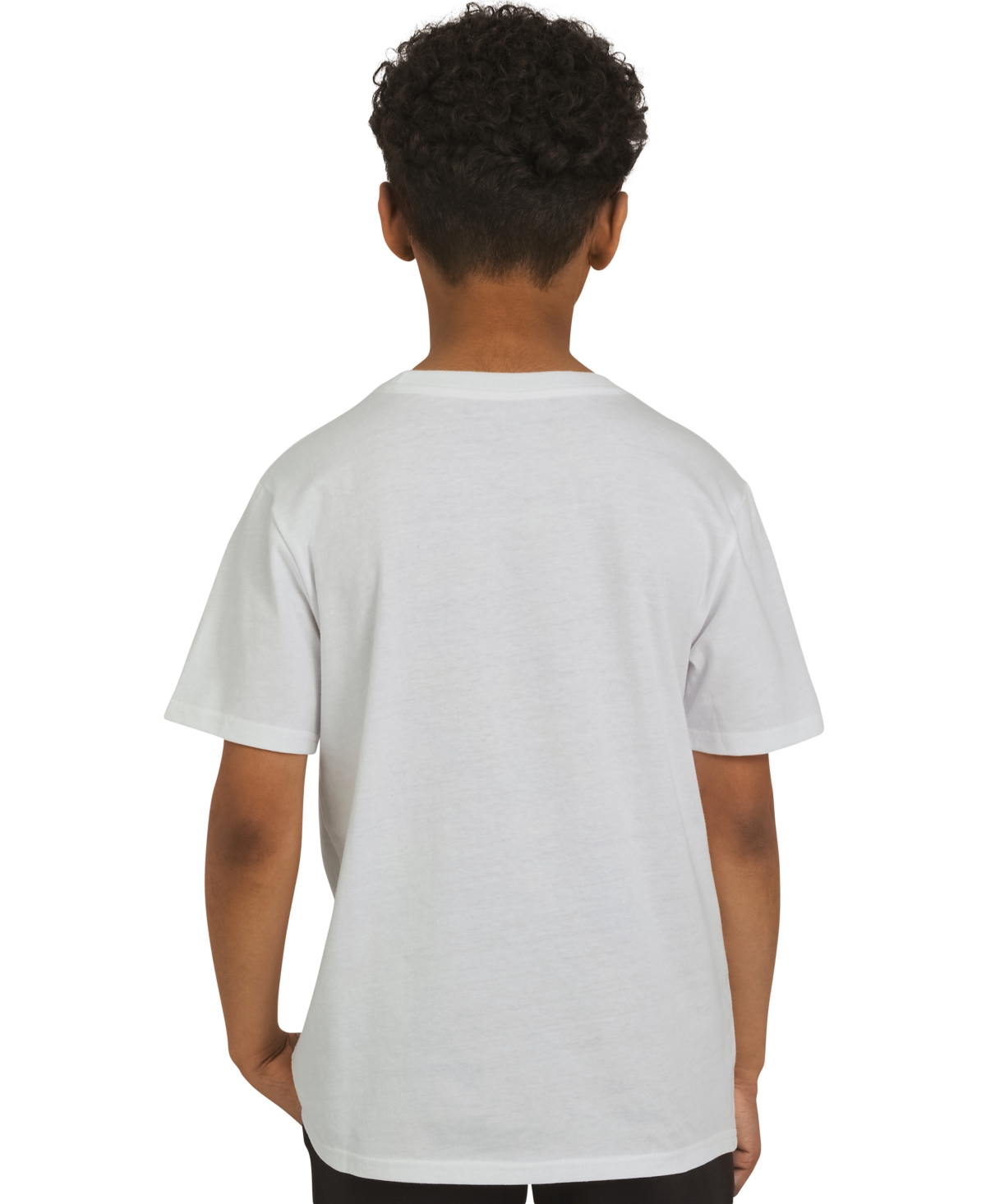 Champion Big Boys Short-sleeve Logo Graphic T-shirt In White