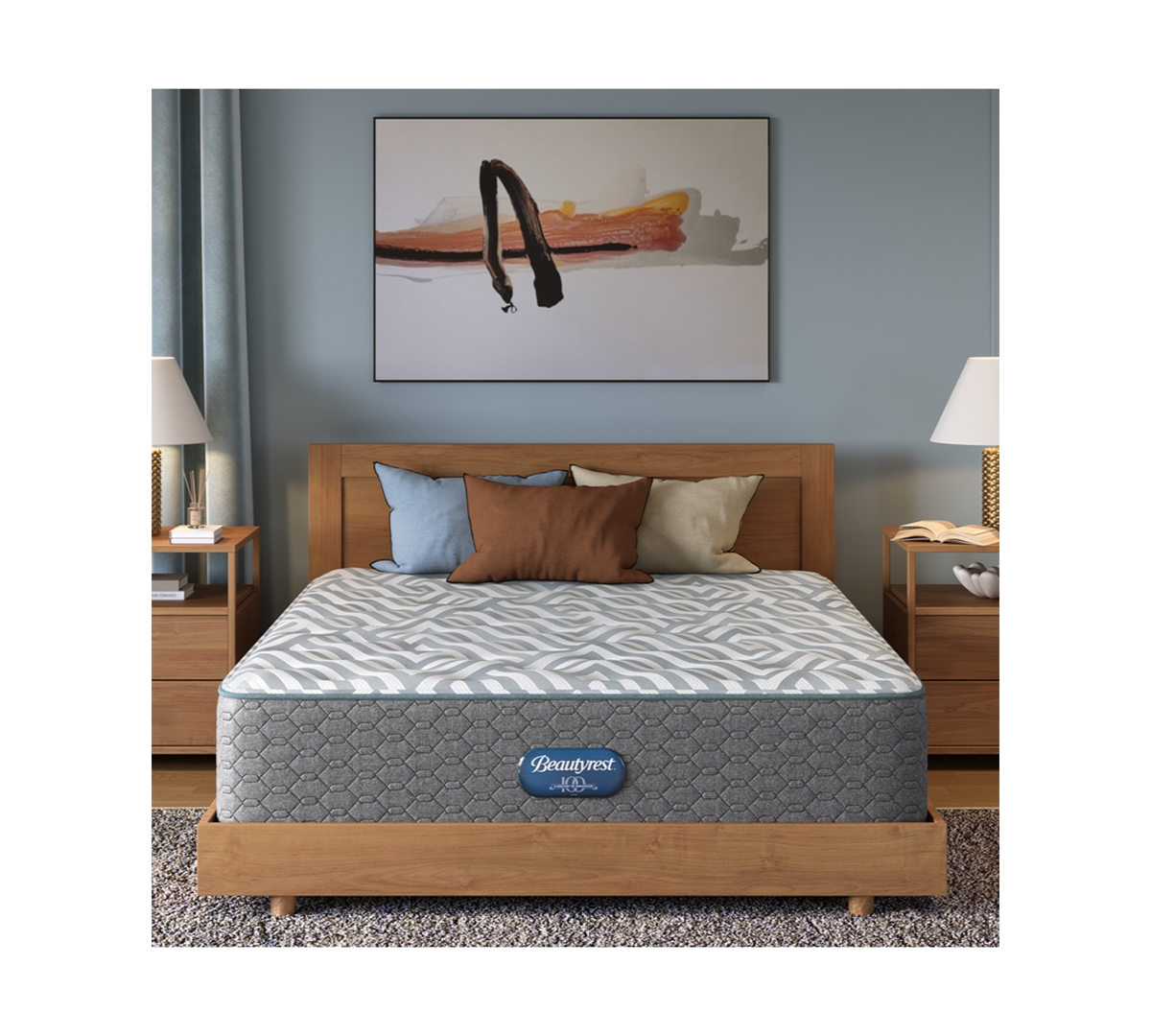 Beautyrest Anderson Avenue 13.75" Plush Tight Top Mattress Set, Twin Xl