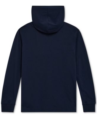 Big Boys Signature Logo Long-Sleeve Hooded T-Shirt