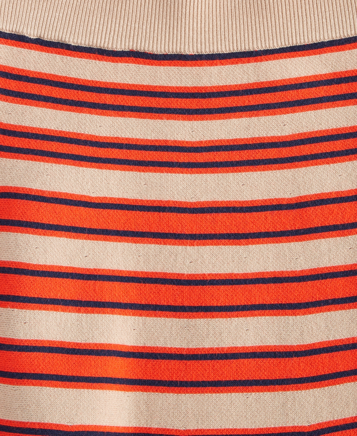 On 34th Women's Striped Pull-on Flounce Sweater Mini Skirt, Macy's Exclusive In Multi