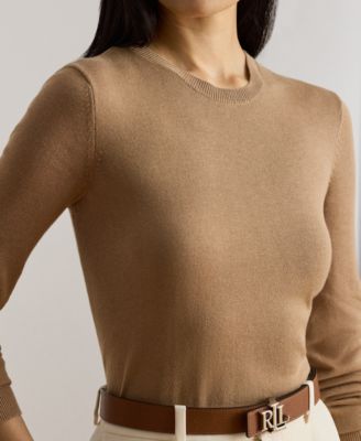 Petite Cotton-Blend Sweater