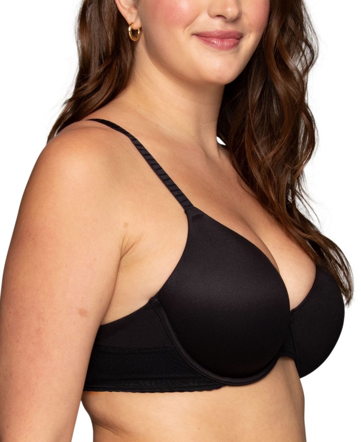 Vanity Fair Women's Effortless Underwire Bra 0078165 In Black