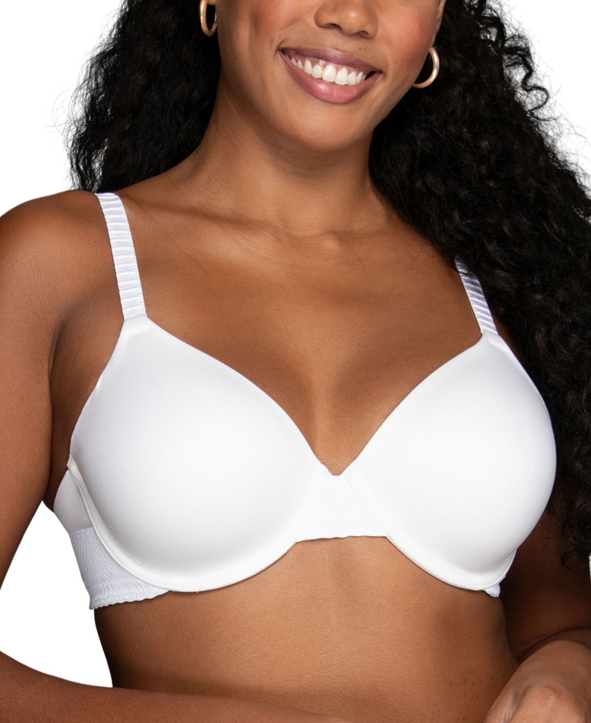 Vanity Fair Women's Effortless Underwire Bra 0078165 In White