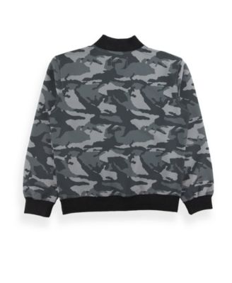 Big Boys All Over Camo Print Lightweight Bomber Jacket