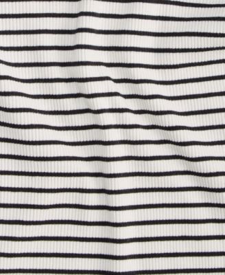 Women's Mock Neck Elbow-Sleeve Top, Created for Macy's