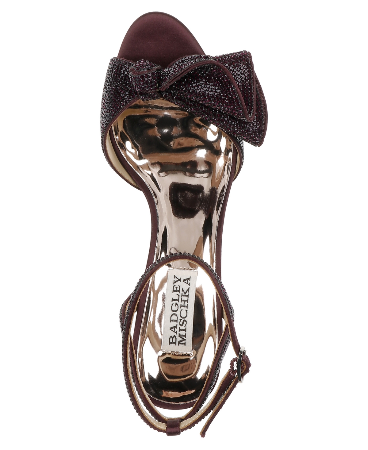 Badgley Mischka Collection Remi Sandal In Burgundy