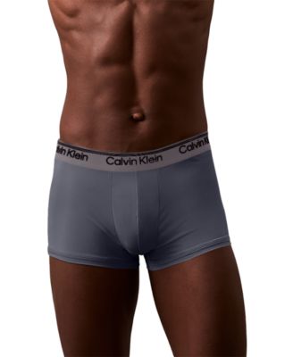 Men's 3-Pack Microfiber Stretch Low-Rise Trunk Underwear
