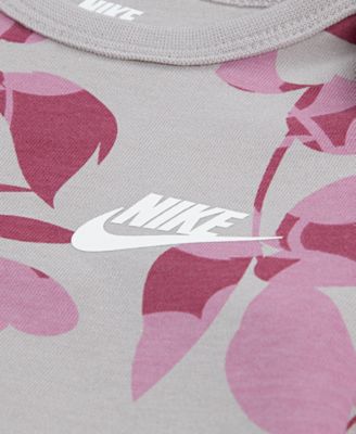 Baby Girls Printed Bodysuit & Flare Leggings, 2 Piece Set