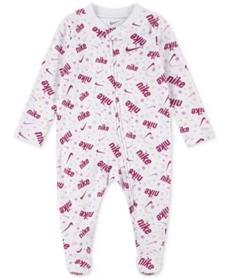 Baby Girls or Boys Printed Footed Coverall