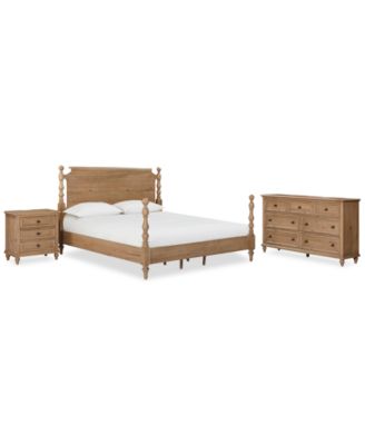 Willowmere 3-Pc Queen Bedroom Set (Bed, Nightstand, Dresser) Created for Macy's.