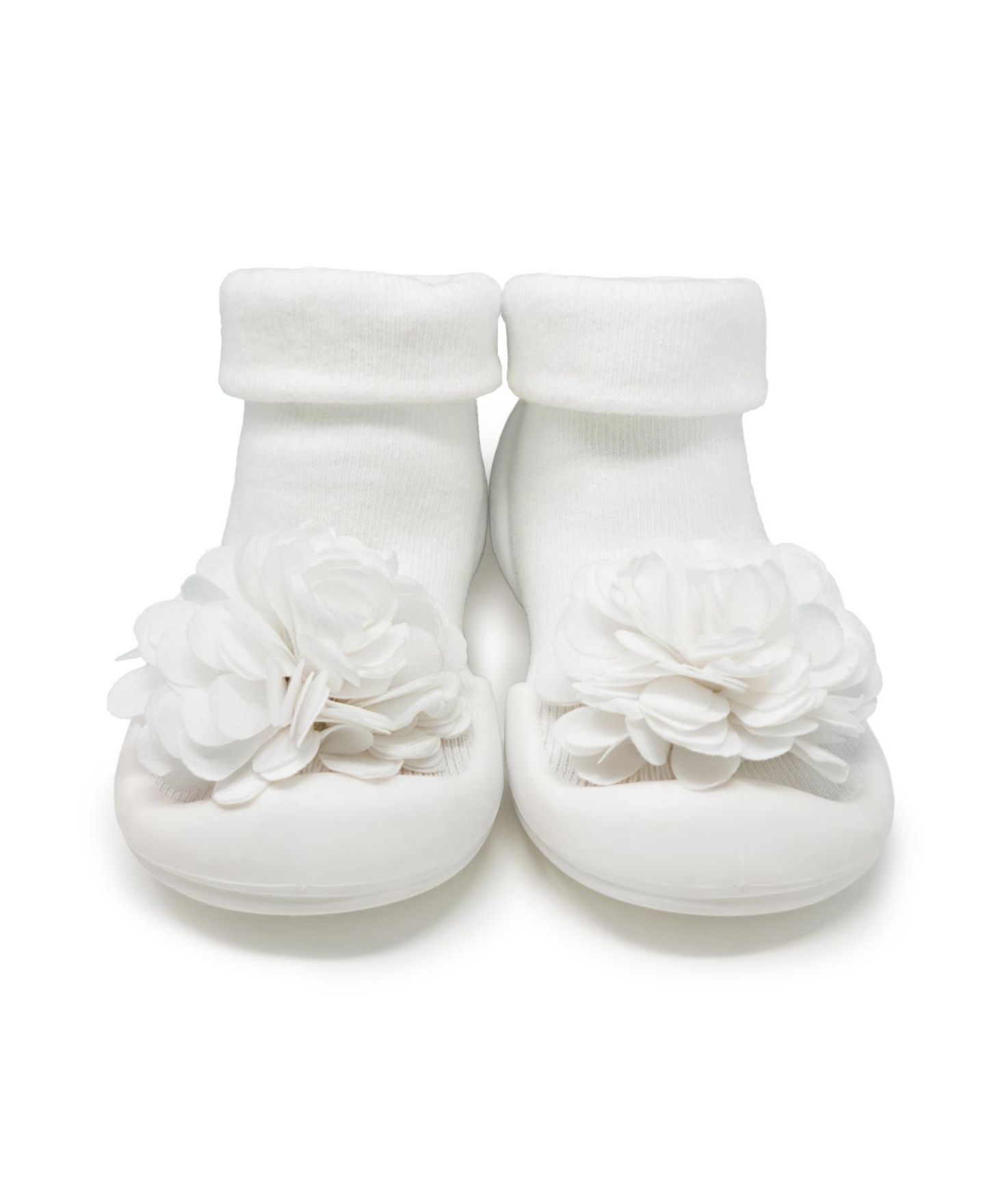 Обувь Komuello First Walk Sock Shoes Corsage - Snow для девочек-малышей — фото 7