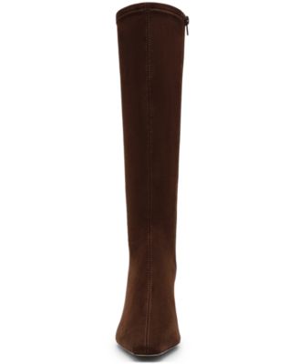 Women's Flute Wide-Calf Knee-High Dress Boots