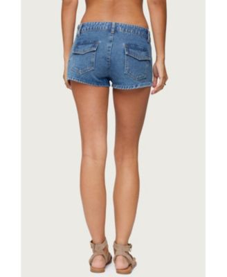 Women's Olivera Lace Up Denim Mini Skort