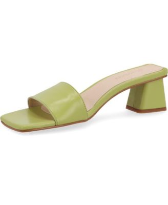 Women's Squared Leather Sandals