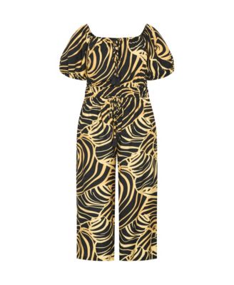 Plus Size Erica Swirl Jumpsuit