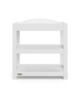 Customizable Changing Table with Water-Resistant Changing Pad - (White)