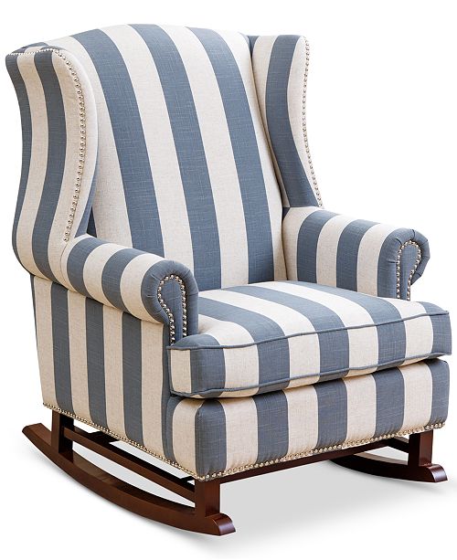 Furniture Jacolin Fabric Rocker, Quick Ship & Reviews Furniture Macy's