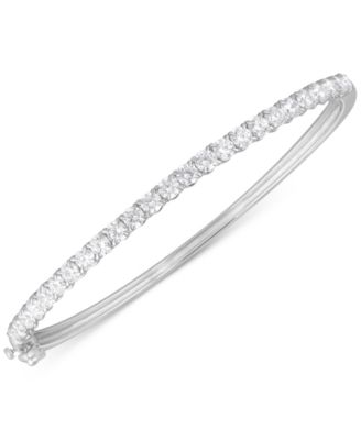 Badgley Mischka - Lab Grown Diamond Bangle Bracelet (3 ct. t.w.) in 14k White Gold