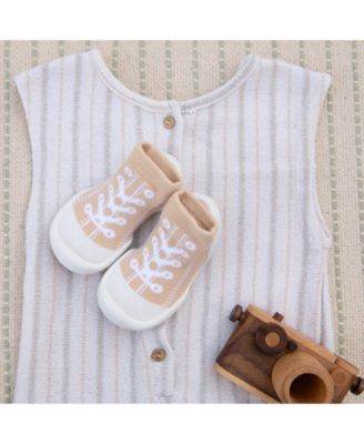 Baby First Walk Sock Shoes Sneakers - Beige