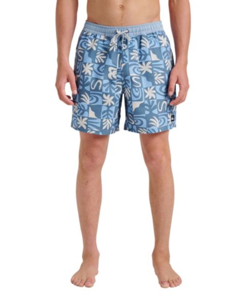 Пляжные шорты Terra для мужчин — Quiksilver, цвет: Синий