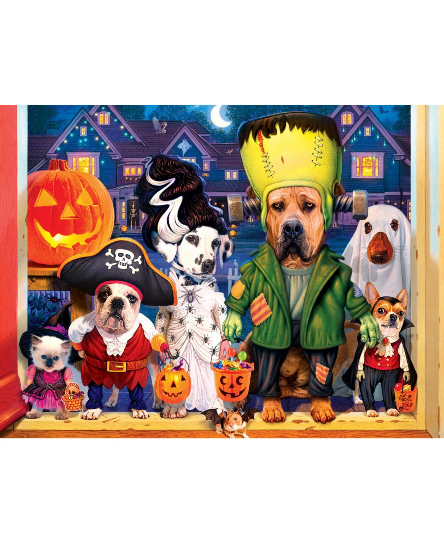 Детская игрушка MasterPieces Puzzles Glow in the Dark Ready for Treats 300 Piece Jigsaw Puzzle, Ages 11+ — фото 2