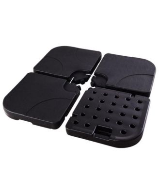 20 Inch Patio Offset Water Filled Plate Umbrella Base Sand