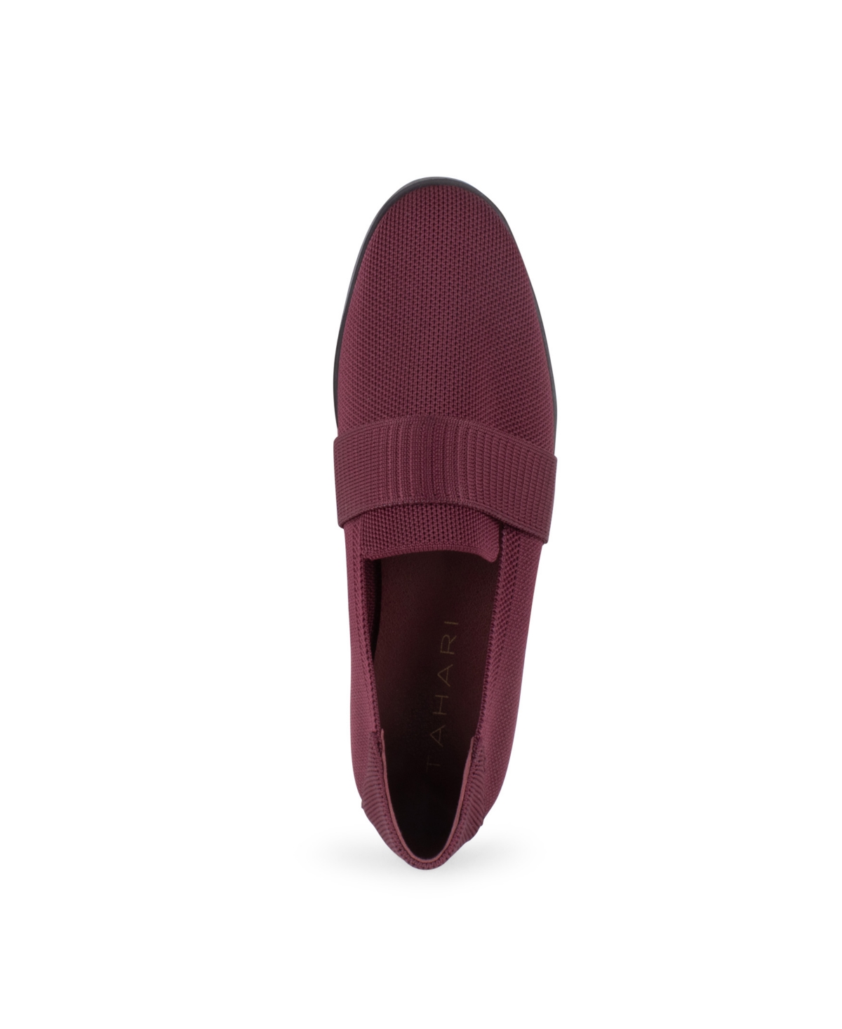 Tahari Mykonos Knit Loafer In Burgundy