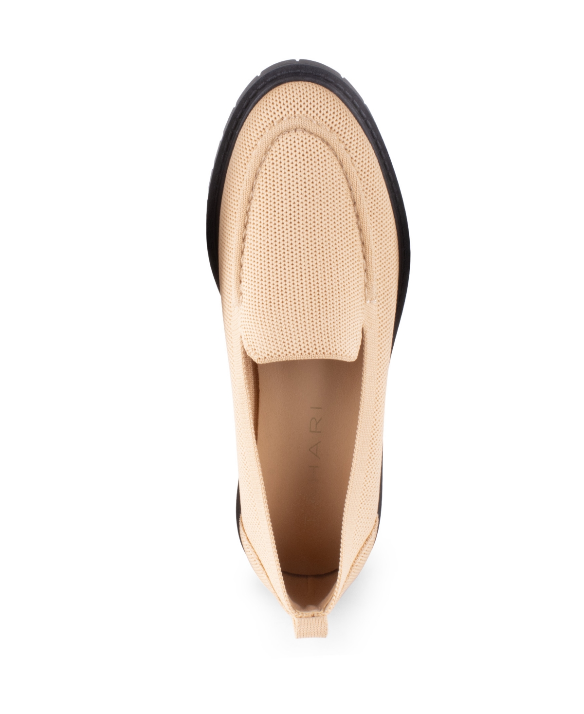 Tahari Siena Knit Loafer In Brown