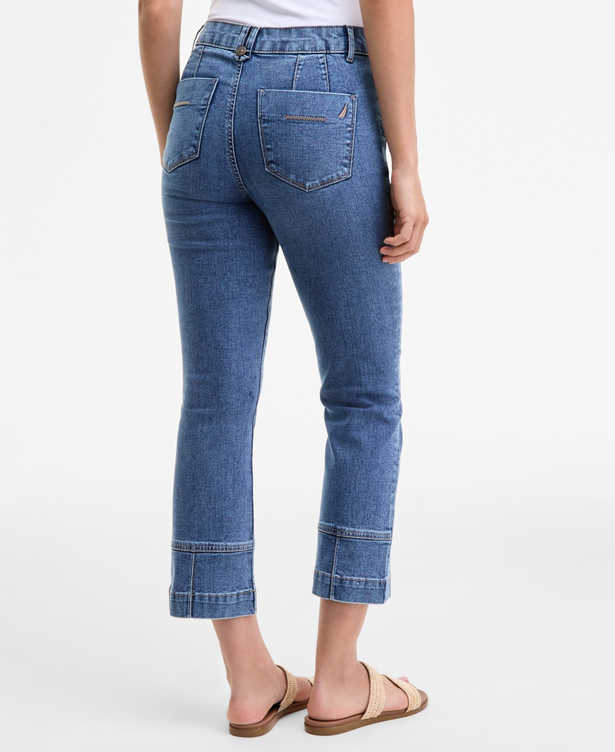 Nautica Jeans Women's Front-Seam Cropped