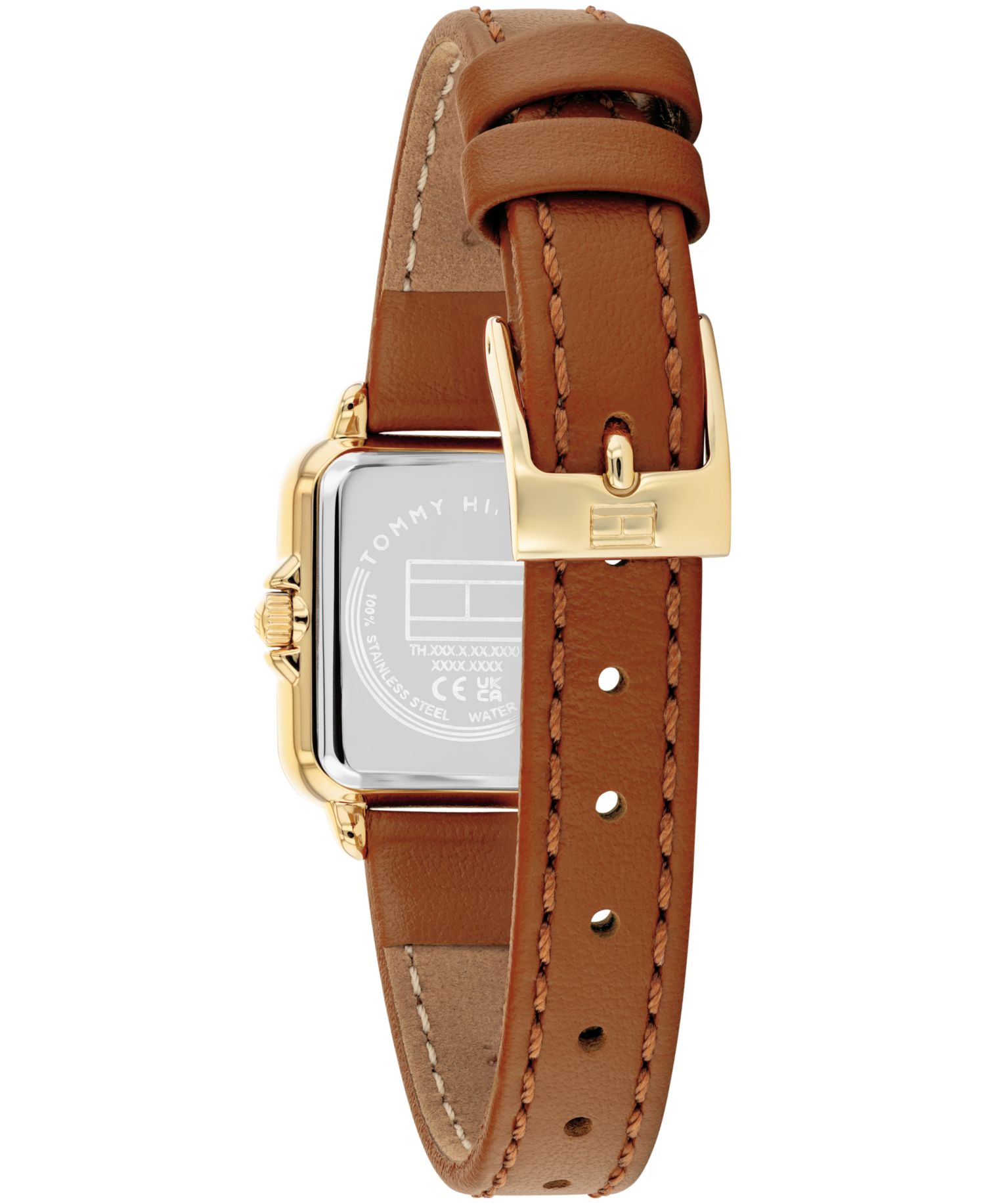Women's Quartz Tan Leather Strap Watch, 22.5mm