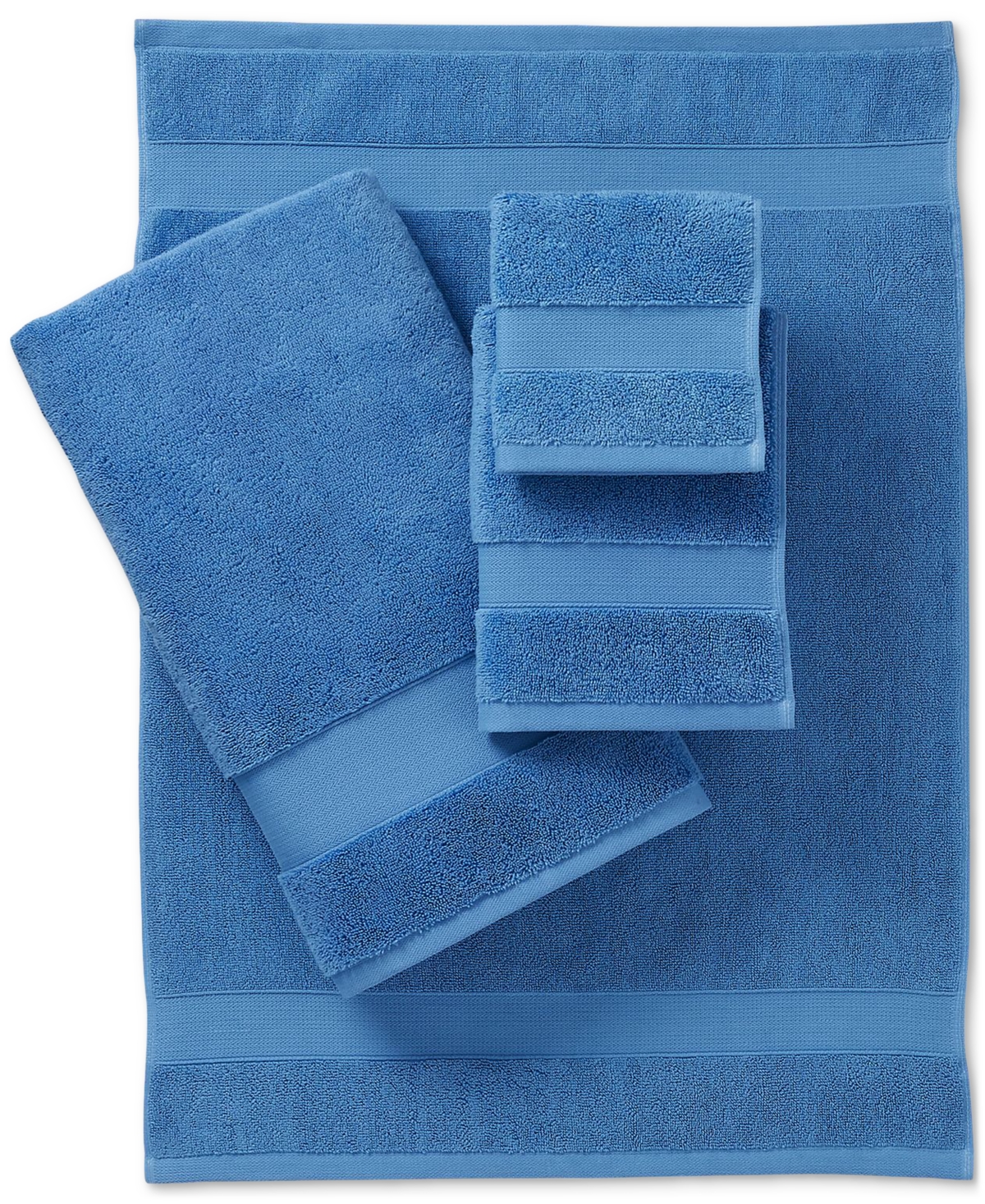 Ralph Lauren Watson Solid Cotton 6-pc. Towel Set In Blue