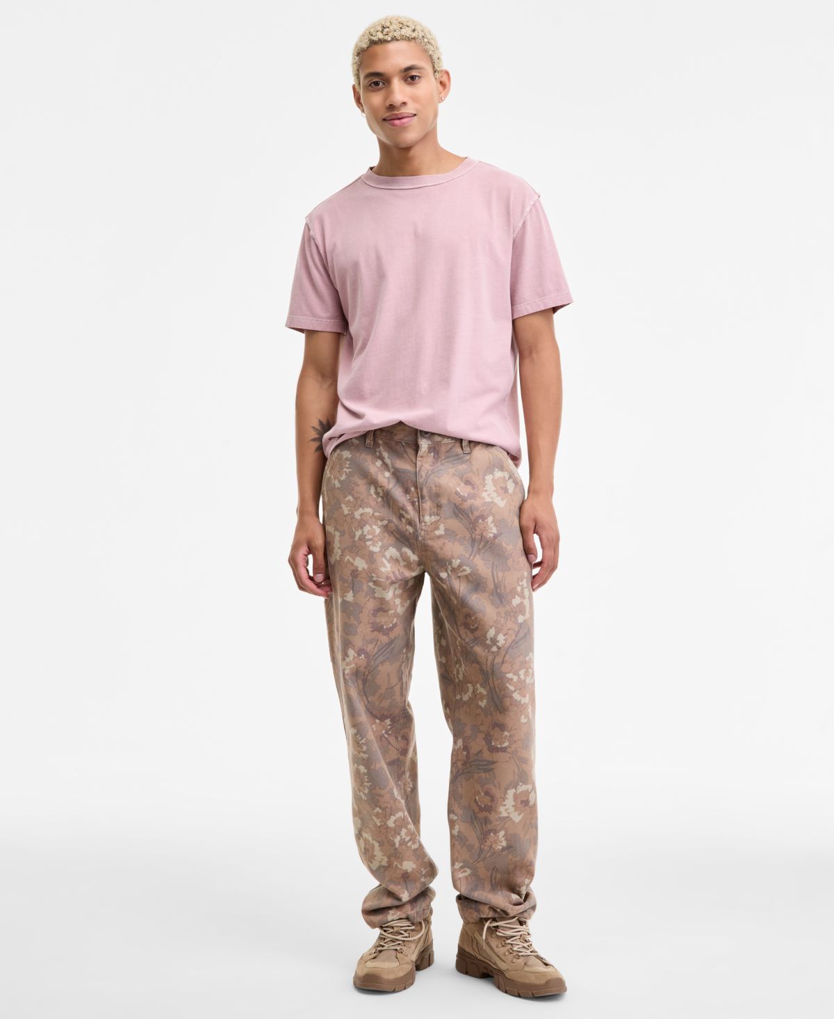 Мужские хлопчатобумажные брюки Pippen свободного кроя с цветочным рисунком Carpenter, эксклюзивные от Macy's