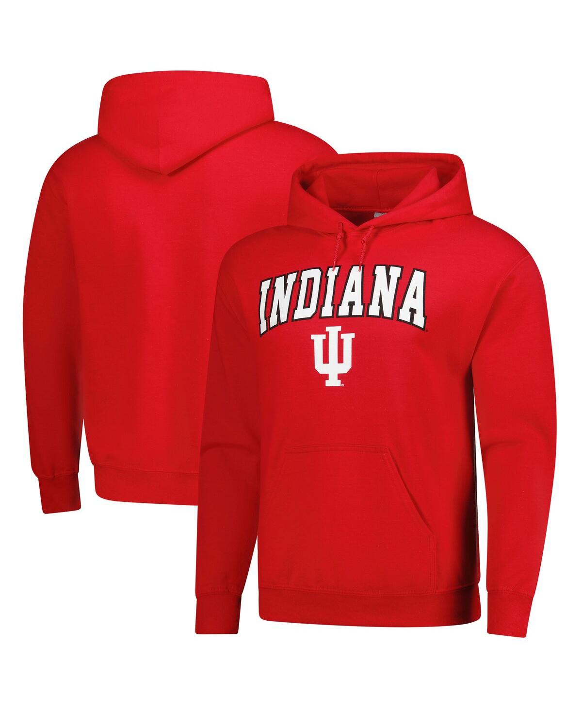 Men's Crimson Indiana Hoosiers Pullover Hoodie - Crimson