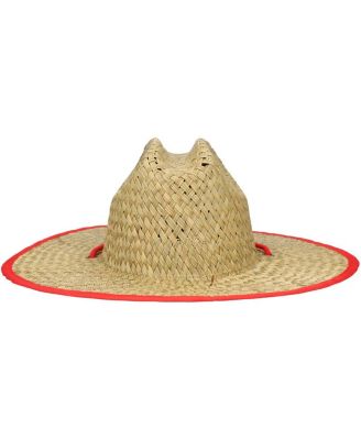 Big Boys and Girls Natural Pina to My Colada Straw Lifeguard Hat